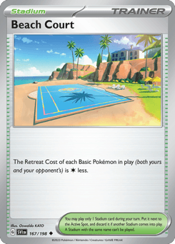 Beach Court Scarlet & Violet card
