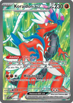 Koraidon ex Scarlet & Violet card
