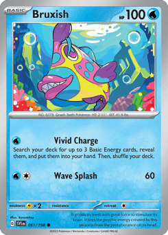 Bruxish Scarlet & Violet card