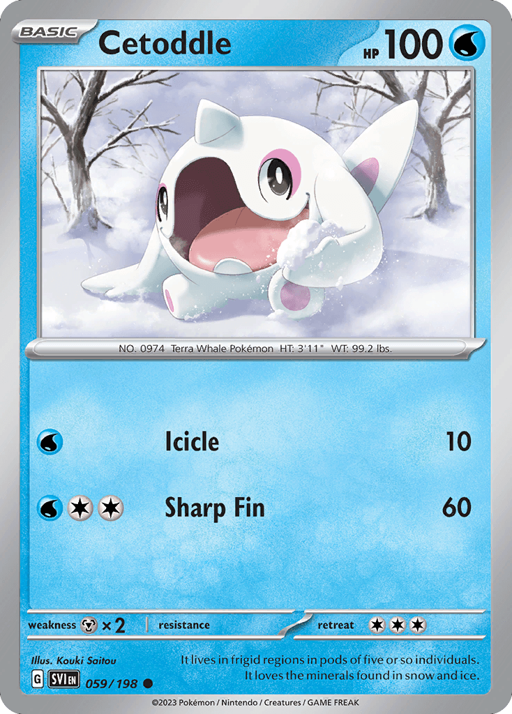 Cetoddle Scarlet & Violet card