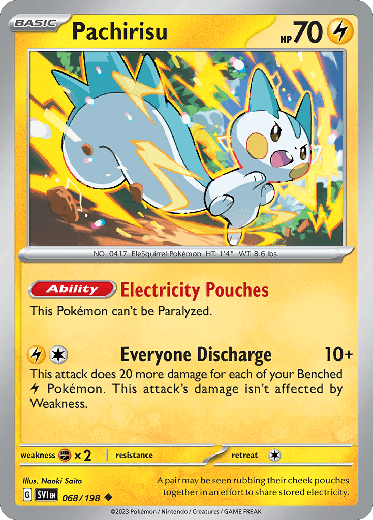 Pachirisu Scarlet & Violet card