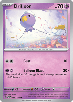Drifloon Scarlet & Violet card