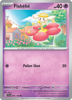 Flabébé Scarlet & Violet card