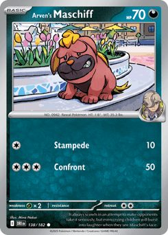 Arven's Maschiff Destined Rivals card