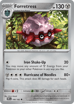 Forretress Destined Rivals card