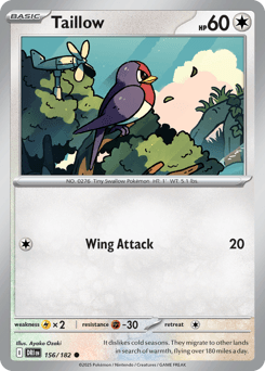 Taillow Destined Rivals card