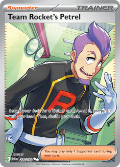 Team Rocket's Petrel Destined Rivals card