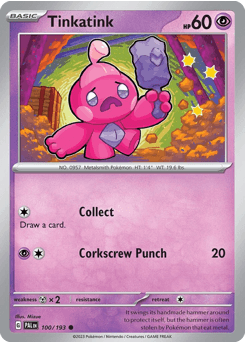 Tinkatink Paldea Evolved card