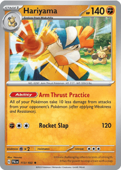 Hariyama Paldea Evolved card