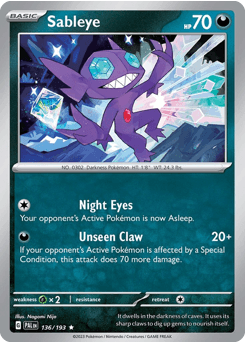 Sableye Paldea Evolved card