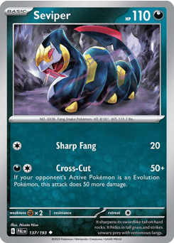 Seviper Paldea Evolved card