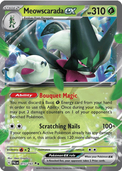 Meowscarada ex Paldea Evolved card