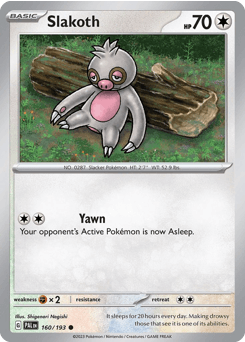 Slakoth Paldea Evolved card