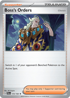 Boss's Orders (Ghetsis) Paldea Evolved card