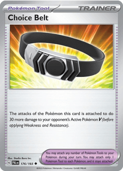 Choice Belt Paldea Evolved card