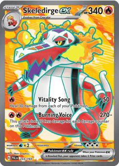 Skeledirge ex Paldea Evolved card
