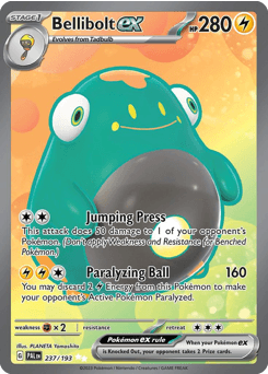 Bellibolt ex Paldea Evolved card