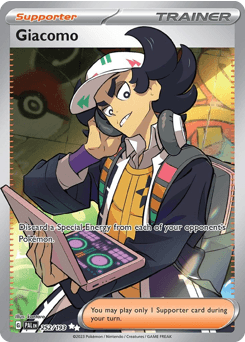 Giacomo Paldea Evolved card