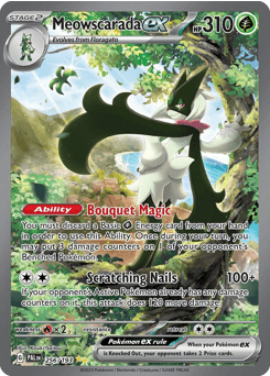 Meowscarada ex Paldea Evolved card