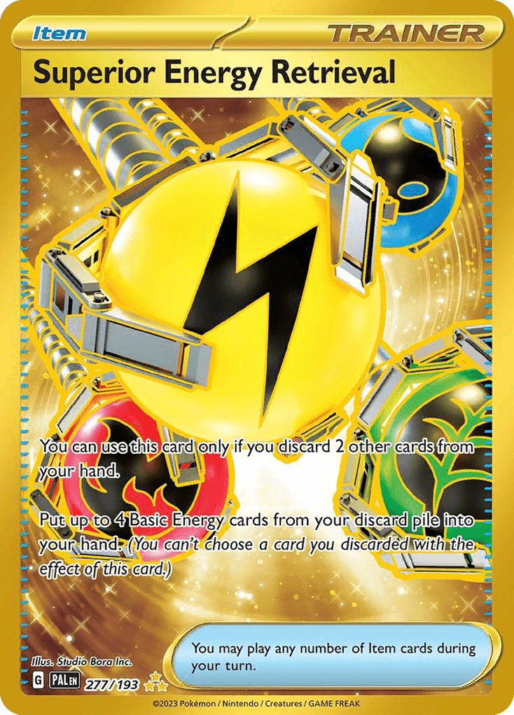 Superior Energy Retrieval Paldea Evolved card