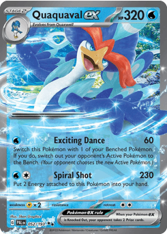 Quaquaval ex Paldea Evolved card