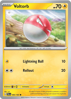 Voltorb Paldea Evolved card
