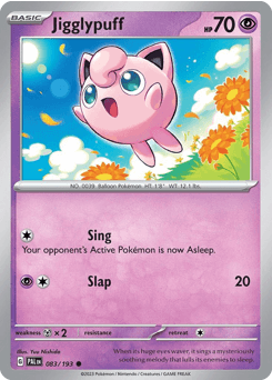 Jigglypuff Paldea Evolved card