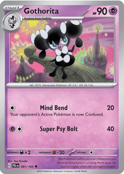 Gothorita Paldea Evolved card