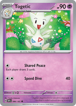 Togetic Obsidian Flames card