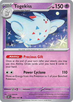 Togekiss Obsidian Flames card