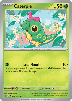 Caterpie 151 card