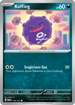 Koffing 151 card