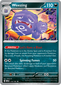 Weezing 151 card