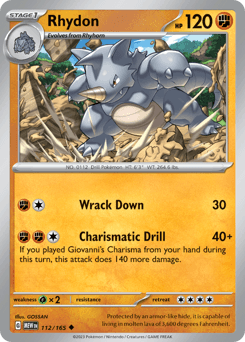 Rhydon 151 card