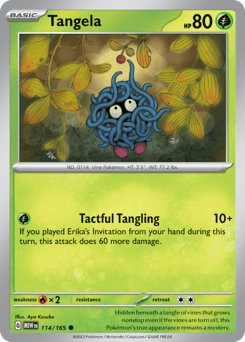 Tangela 151 card