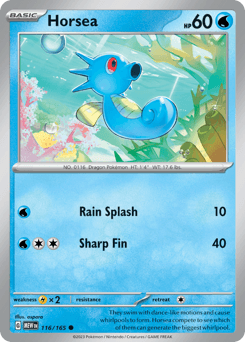 Horsea 151 card