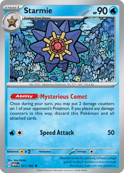 Starmie 151 card
