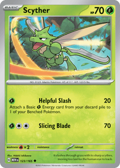 Scyther 151 card