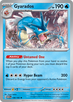 Gyarados 151 card