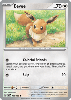 Eevee 151 card