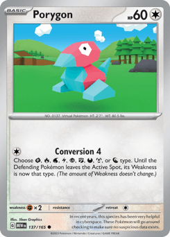Porygon 151 card
