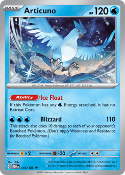 Articuno 151 card