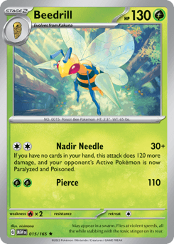 Beedrill 151 card