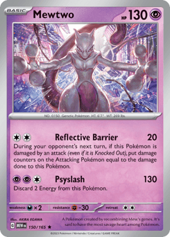Mewtwo 151 card