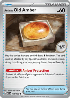 Antique Old Amber 151 card
