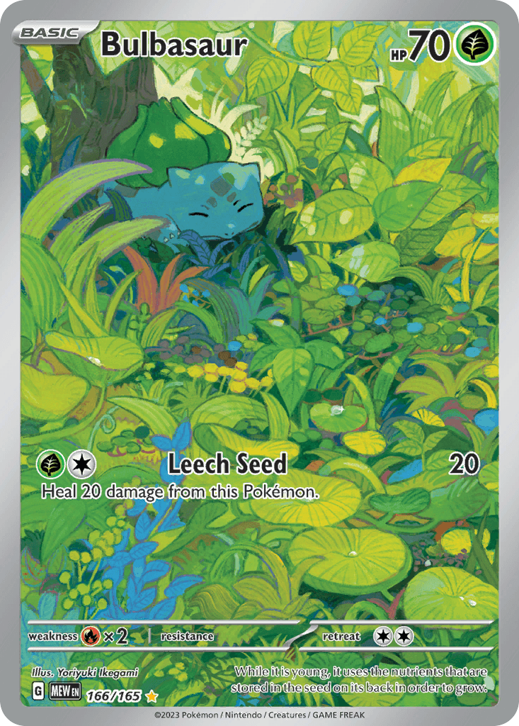 Bulbasaur 151 card