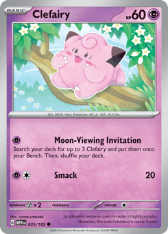 Clefairy 151 card