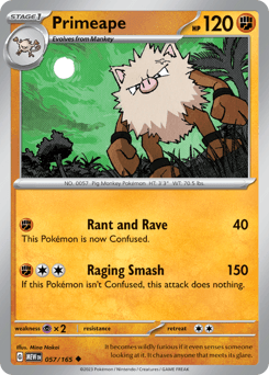 Primeape 151 card