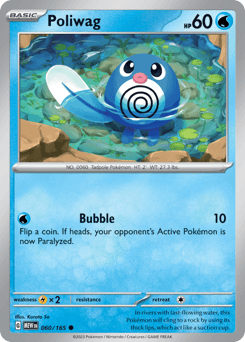 Poliwag 151 card