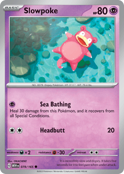 Slowpoke 151 card